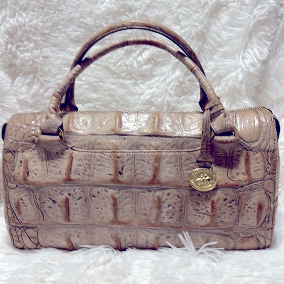 Brahmin Bags Brahmin Vintage Handbag In Toasted Coconut Leather